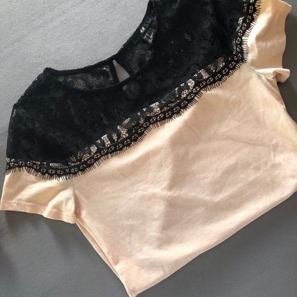 H&M Tops - H&M Half Lace Top
